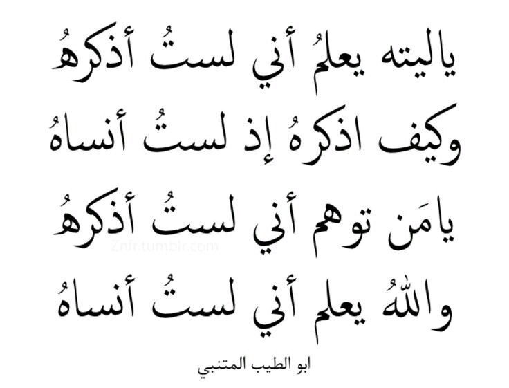 شعر المتنبي غزل - اجمل قصائد شعر الغزل 2052 6