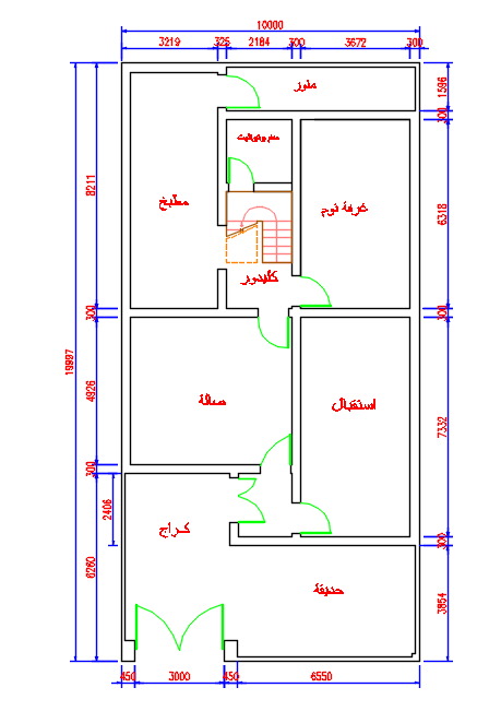 تصميم منزل مساحة 200 متر- افكار مبدعه لتصميمات منازل وهمية 12533