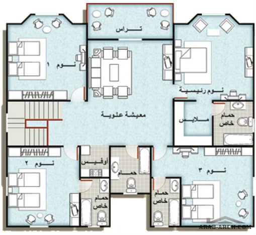 تصميم منزل مساحة 200 متر- افكار مبدعه لتصميمات منازل وهمية 12533 3